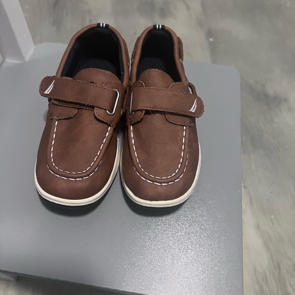 Nautica Brown Kids Moccasins (Lightly Worn)
